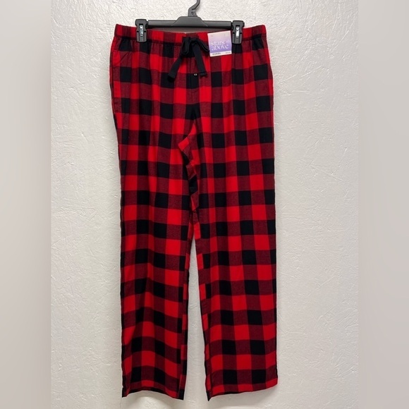 Women's Perfectly Cozy Flannel Plaid Pajama Pants - Stars Above - Picture 2 of 8